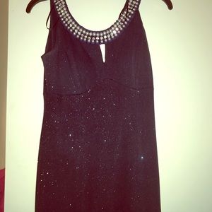 Navy blue formal dress